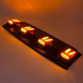 Козирьок лобовога скла V2 (LED) для Renault Duster 2008-2017 рр