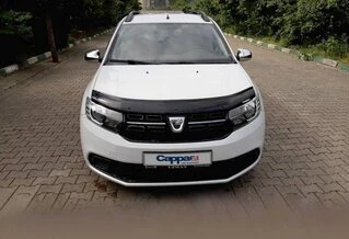 Дефлектор капоту (EuroCap) для Dacia Logan MCV 2013-2020 рр