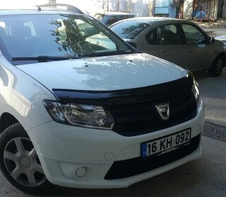 Дефлектор капоту (EuroCap) для Dacia Logan MCV 2013-2020 рр