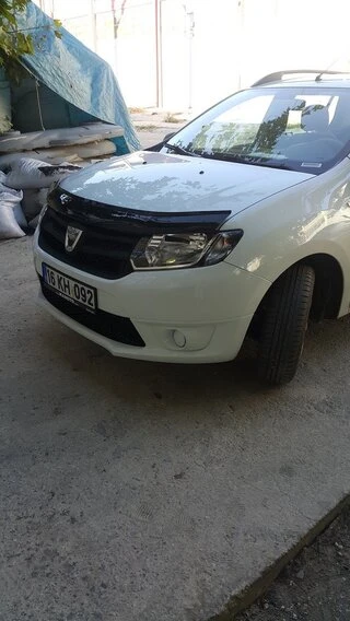 Дефлектор капоту (EuroCap) для Dacia Logan II 2013-2022 рр