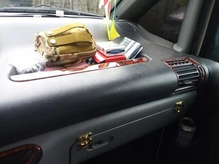 Накладки на панель (Meric) Карбон для Citroen Jumpy 1996-2007 рр