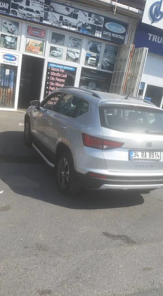 Бокові пороги Fullmond (2 шт., алюм.) для Seat Ateca