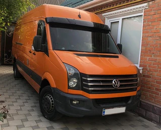 Накладки на решітку 2011-2017 Carmos - Турецька сталь для Volkswagen Crafter рр