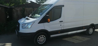 Вітровики (2 шт., Sunplex Sport) для Ford Transit 2014- рр