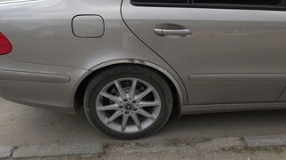 Накладки на арки (4 шт, нерж) для Mercedes E-сlass W211 2002-2009 рр