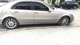 Накладки на арки (4 шт, нерж) для Mercedes E-сlass W211 2002-2009 рр