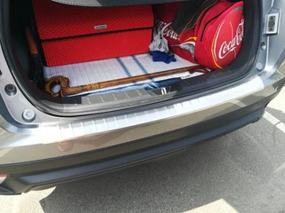 Накладка на задній бампер (OmsaLine, нерж.) для Mitsubishi Eclipse Cross