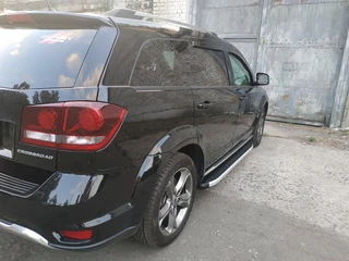 Бокові пороги Fullmond (2 шт., алюміній) для Dodge Journey 2008- рр