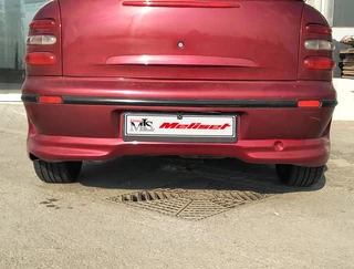 Накладка на задній бампер (Meliset, під покраску) для Fiat Bravo 2008- рр