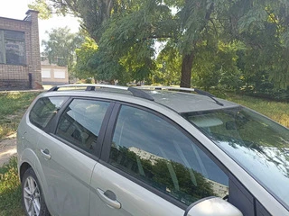 Алюмінієві рейлінги (Caravan, хром) для Ford Focus II 2008-2011 рр