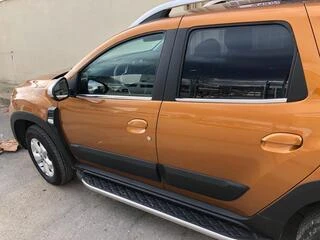 Нижня окантовка вікон (4 шт, нерж) Carmos - Турецька сталь для Dacia Duster 2018-2024 рр