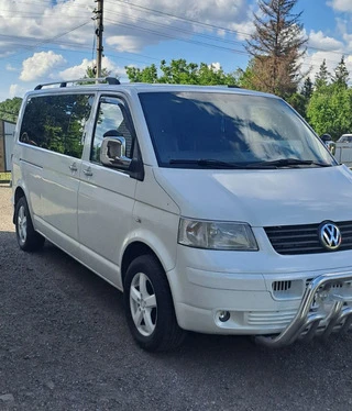 Накладки на дзеркала (2 шт) Carmos - Хромований пластик для Volkswagen T5 Transporter 2003-2010 рр