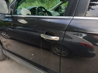 Накладки на ручки (4 шт., Нерж.) OmsaLine, без кнопки для Ауди Q7 2005-2015 рр