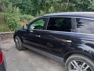 Накладки на ручки (4 шт., Нерж.) OmsaLine, без кнопки для Ауди Q7 2005-2015 рр