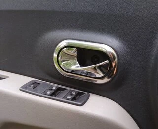 Накладки на внутрішні ручки OmsaLine (4 шт., нерж.) для Renault Clio III 2005-2012 рр