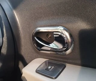 Накладки на внутрішні ручки OmsaLine (4 шт., нерж.) для Renault Clio III 2005-2012 рр