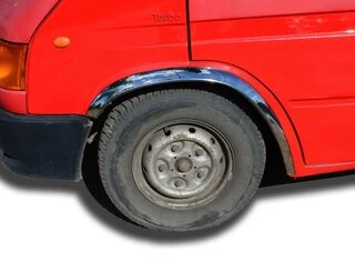 Накладки на арки (4 шт, нерж) для Ford Transit 1991-2000 рр