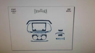 Накладки на панель (2015-2025) Дерево для Fiat Doblo II рр