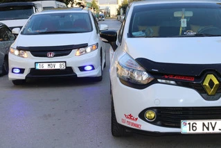 Дефлектор капоту (EuroCap) для Honda Civic Sedan IX 2011-2016 рр