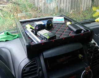 Полиця на панель 2000-2006 (тип-2, RED) для Peugeot Boxer рр