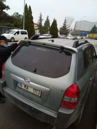 Спойлер Meliset (під фарбування) для Hyundai Tucson JM 2004- рр