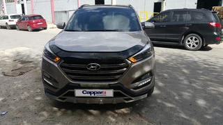 Дефлектор капоту (EuroCap) для Hyundai Tucson TL 2016-2021рр