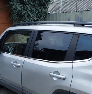 Окантовка вікон (6 шт, нерж.) OmsaLine - Італійська нержавійка для Jeep Renegade