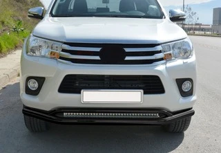 Передній вус подвійний Vegas (2015-2020, чорний, 76мм) для Toyota Hilux 2015- рр