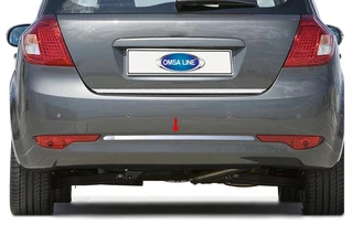 Накладка на задній торец OmsaLine (HB, нерж.) для Kia Ceed 2007-2012 рр