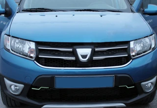 Накладки на решітку (4 шт., нерж.) для Dacia Logan MCV 2013-2020 рр