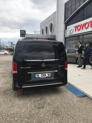 Кромка заднього скла (мале скло) (нерж) OmsaLine - Італійська нержавійка для Mercedes Vito / V-class W447 2014- рр