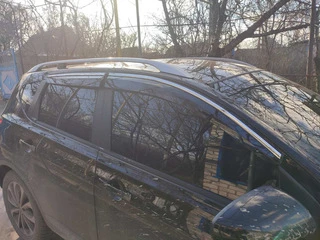 Вітровики з хромом (4 шт., Sunplex Chrome) для Nissan Qashqai 2007-2010 рр