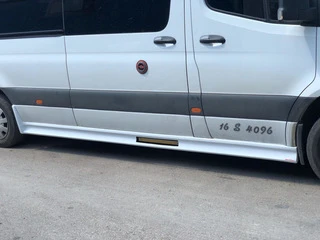 Комплект порогів (під фарбування) L4 - Extra Long для Mercedes Sprinter W907/W910 2018- рр