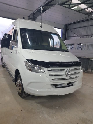 Дефлектор капоту (EuroCap) для Mercedes Sprinter W907/W910 2018- рр