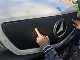 Зимова накладка на решітку V1 (2013-2025) Матова для Mercedes Sprinter W906 рр