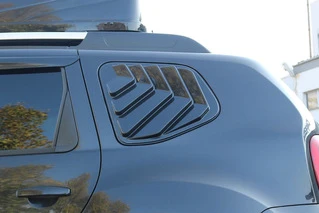 Накладки на задні вікна EuroCap (2 шт, ABS) для Dacia Duster 2008-2018 рр