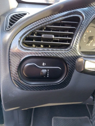 Накладки на панель Карбон для Daewoo Lanos