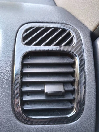 Накладки на панель Карбон для Daewoo Lanos