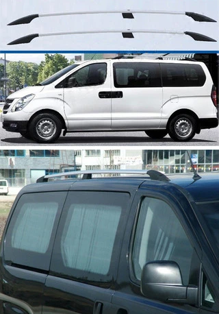 Рейлінг хром Пластикові ніжки для Hyundai H300, H1, Starex 2008-2020 рр