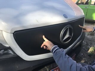 Зимова накладка на решітку V1 (2013-2025) Матова для Mercedes Sprinter W906 рр