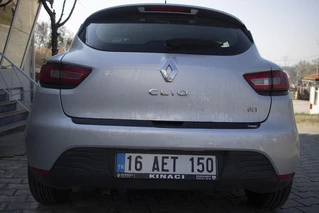 Накладка на задній бампер EuroCap (ABS) для Renault Clio IV 2012-2019 рр