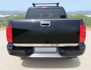 Кромка багажника (нерж) OmsaLine - Італійська нержавійка для Volkswagen Amarok 2010-2022 рр