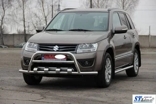 Кенгурятник ST-WT-15 (нерж.) для Suzuki Grand Vitara 2005-2017 рр