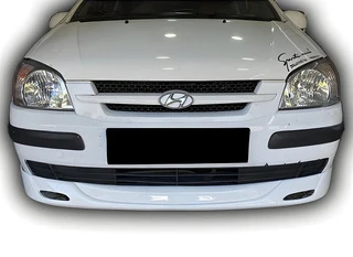 Передня нижня накладка (під фарбування) для Hyundai Getz