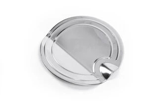 Накладка на лючок бензобака (нерж.) для Fiat Fiorino/Qubo