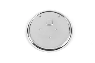 Хром підставка під передню емблему (нерж) для Fiat Doblo II 2010-2022 рр