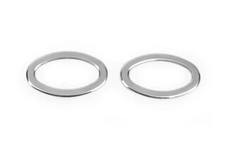 Обведення поворотника OmsaLine (2 шт., нерж) для Peugeot 1007