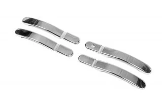Накладки на ручки (4 шт., нерж.) Carmos - Турецька сталь для Ford Fiesta 2002-2008 рр
