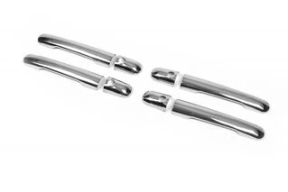 Накладки на ручки (нержавіюча сталь) 3 штуки. OmsaLine - Італійська нержавійка для Mercedes Vito W638 1996-2003 рр