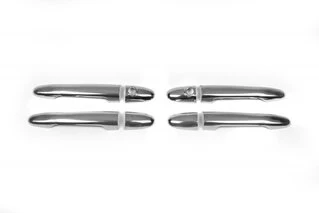 Накладки на ручки (4 шт, нерж) OmsaLine - Італійська нержавійка для Volkswagen Crafter 2006-2016 рр